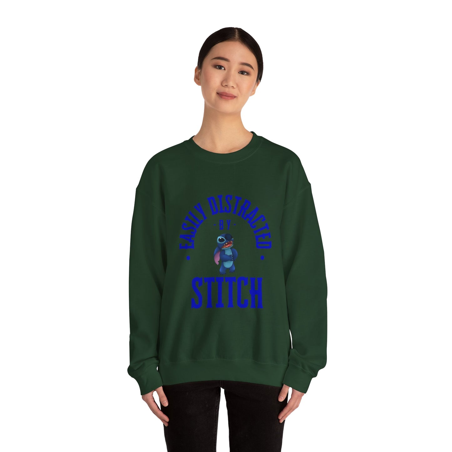 Stitch Distraction Unisex Heavy Blend™ Crewneck Sweatshirt