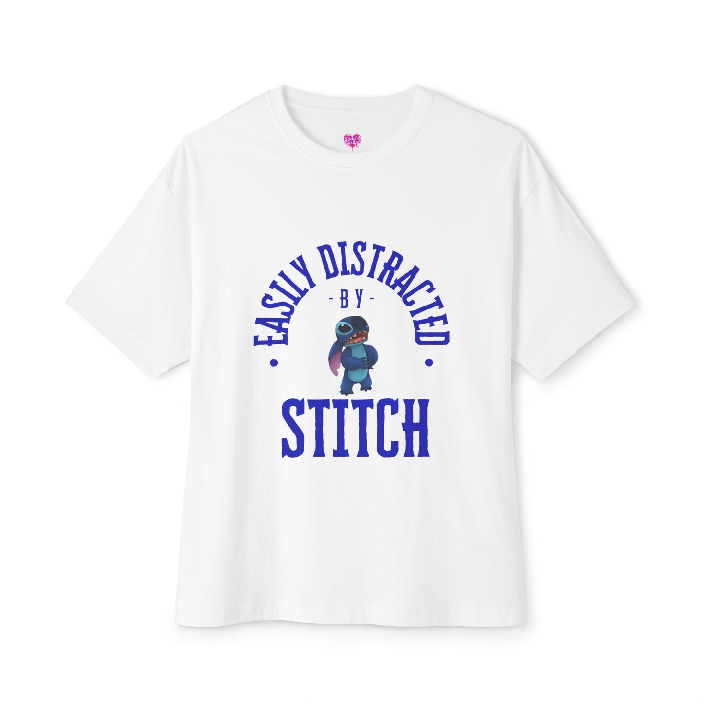 Easily Distract Tshirt, Oversized Shirt, Boxy Tee, Funny Graphic Tee, Unisex Top, Distraction Quote Shirt