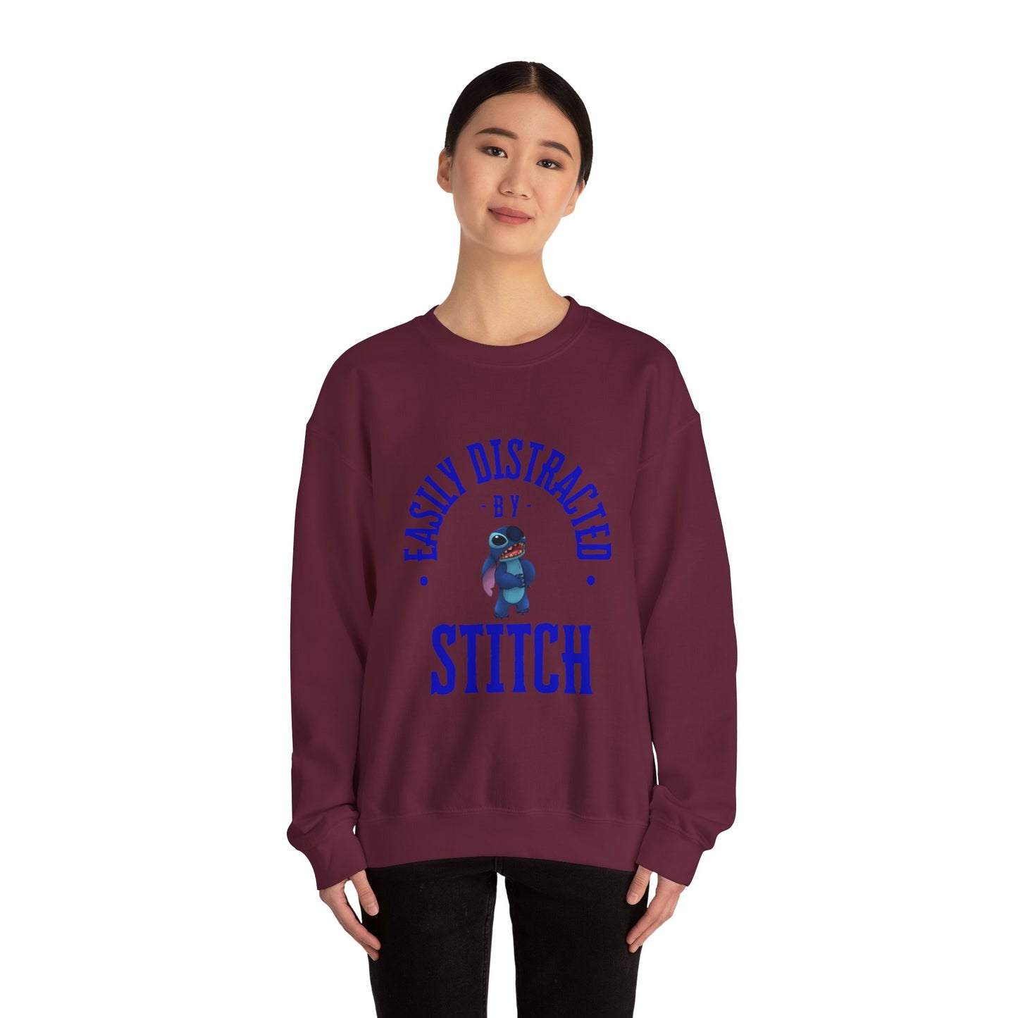 Stitch Distraction Unisex Heavy Blend™ Crewneck Sweatshirt