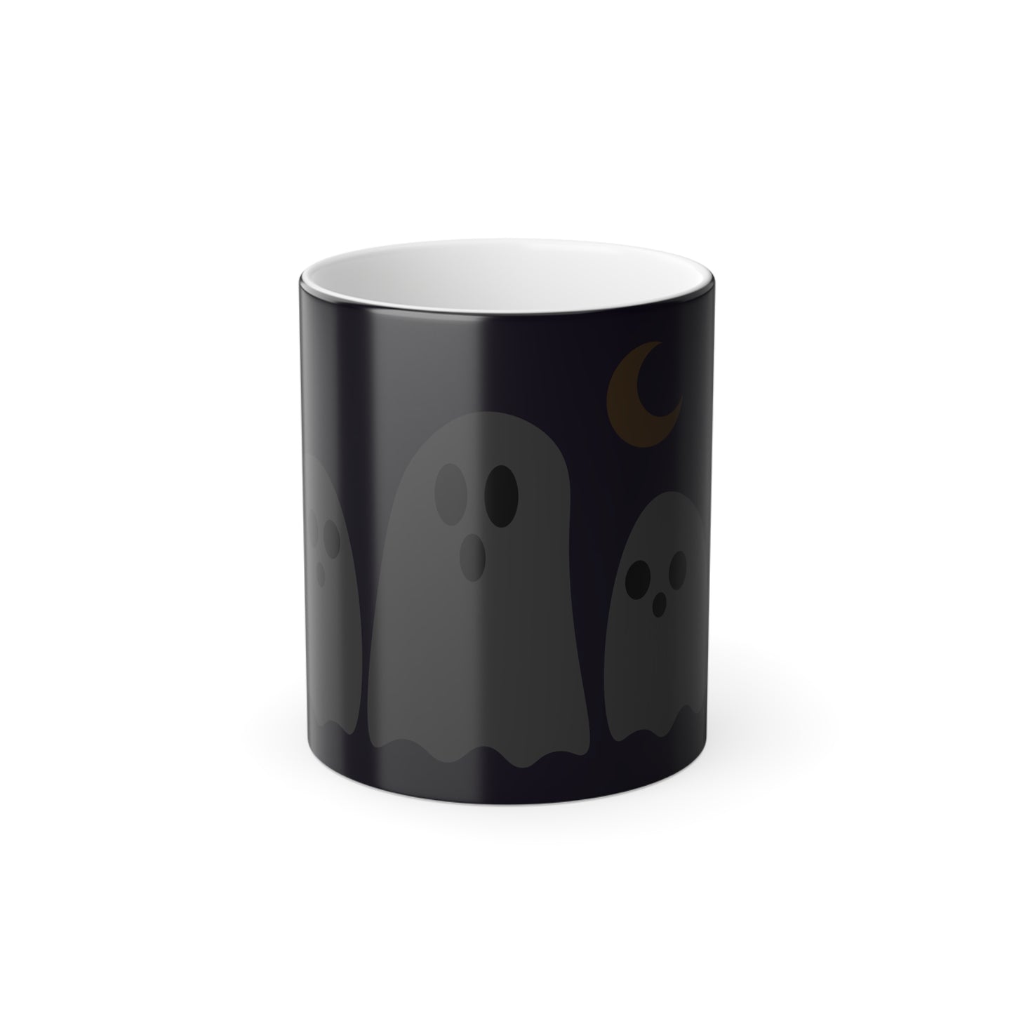 Spooky Color Morphing Mug - Halloween, Ghosts, Fun, Gift for Coffee Lovers, Unique Drinkware