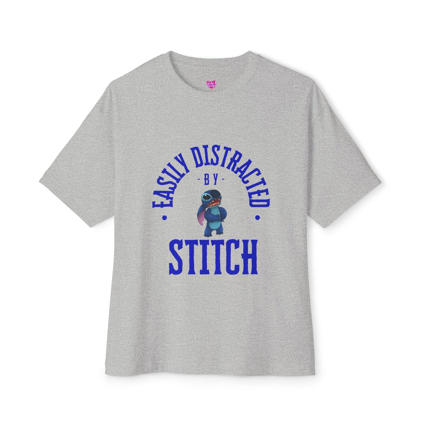 Easily Distract Tshirt, Oversized Shirt, Boxy Tee, Funny Graphic Tee, Unisex Top, Distraction Quote Shirt