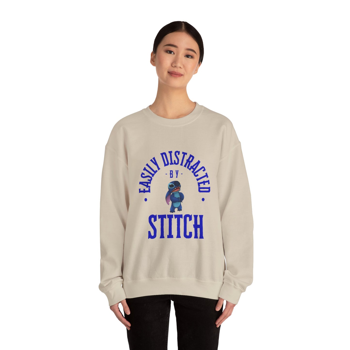 Stitch Distraction Unisex Heavy Blend™ Crewneck Sweatshirt