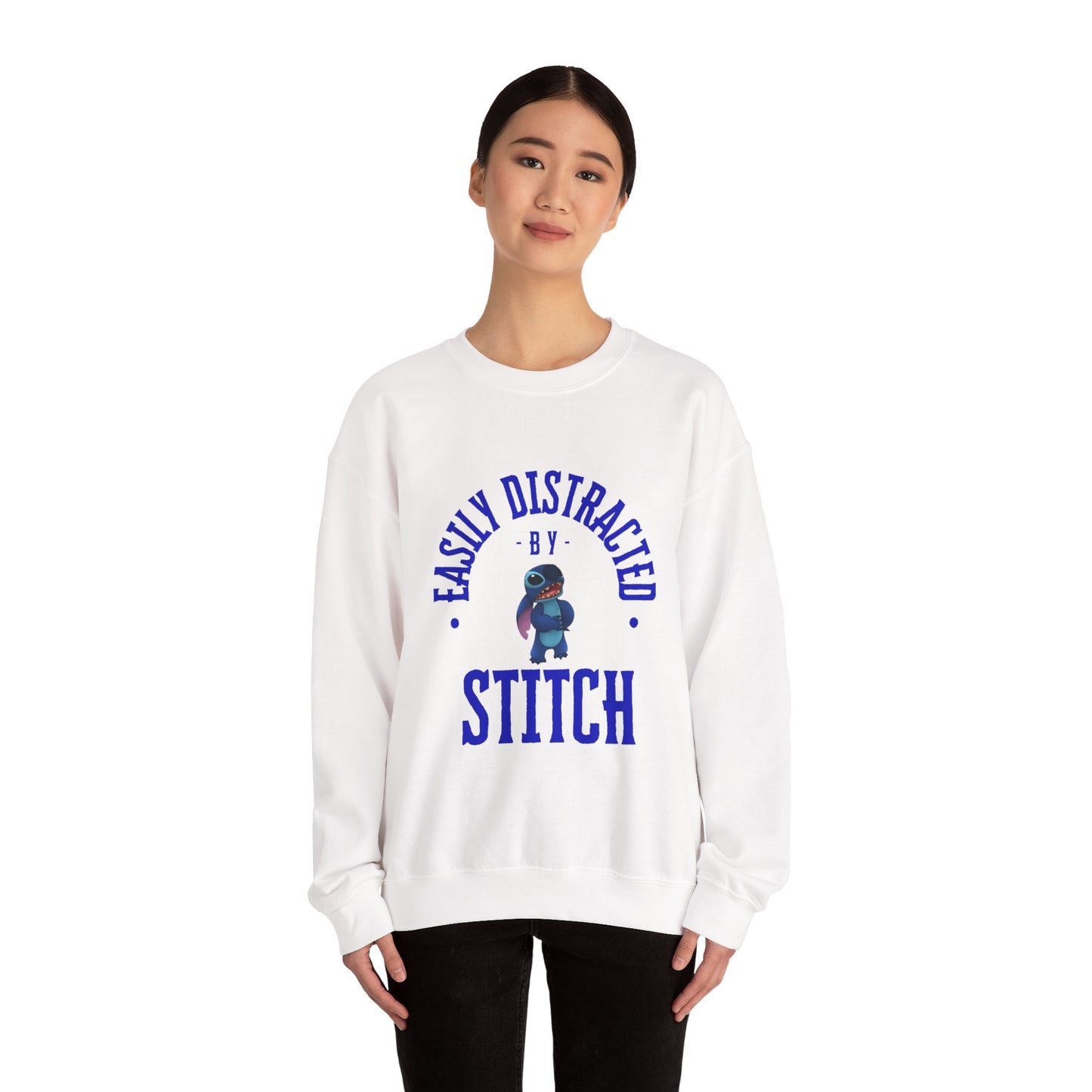 Stitch Distraction Unisex Heavy Blend™ Crewneck Sweatshirt