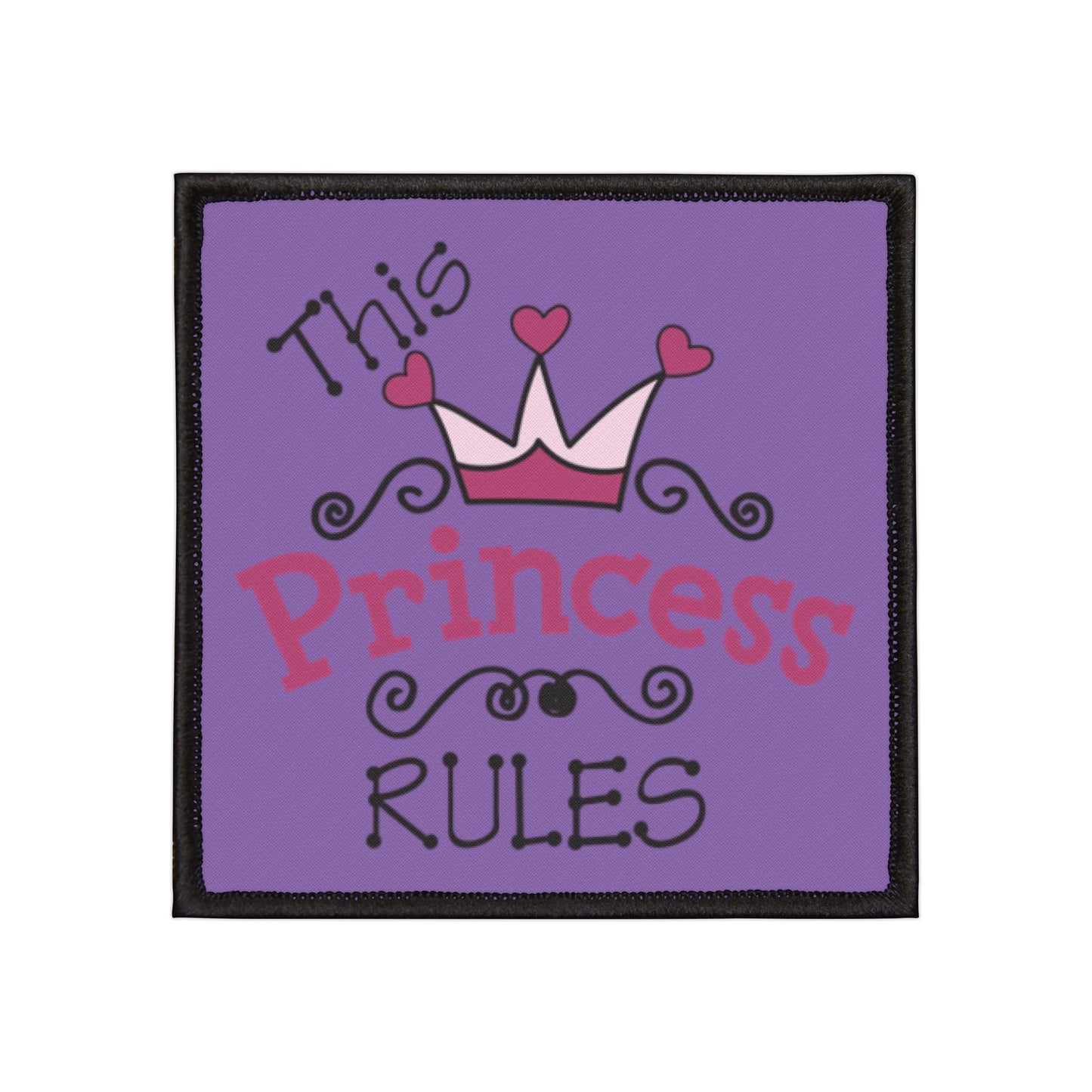 Adorable Princess Iron-On Patch for Jackets, Bags, and Crafts, Fun Empowers Girls, Birthday Gift, DIY Projects, Custom Accessories