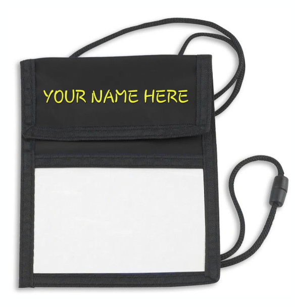 Custom Standard Name Badge Holder