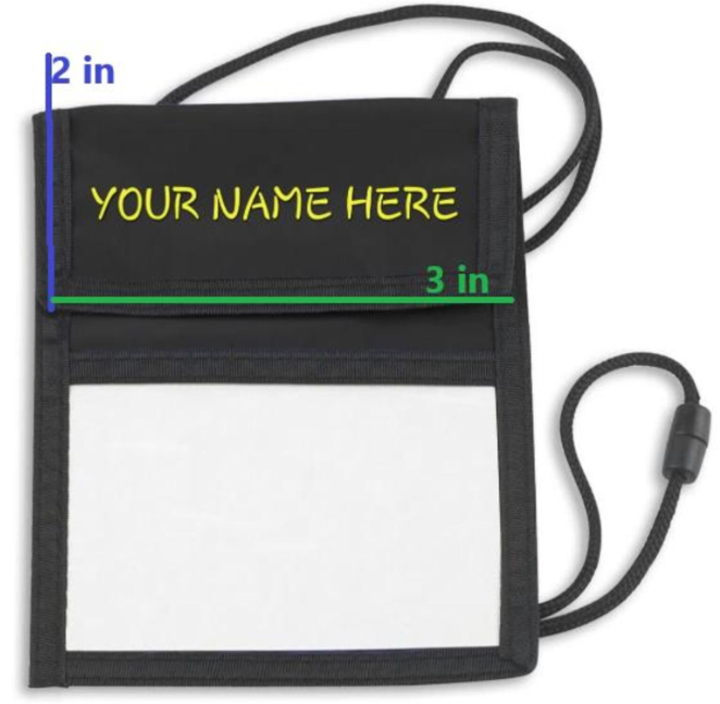 Custom Standard Name Badge Holder