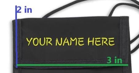 Custom Conference Badge Holder: Zippered Pocket, Pen & Card Slots