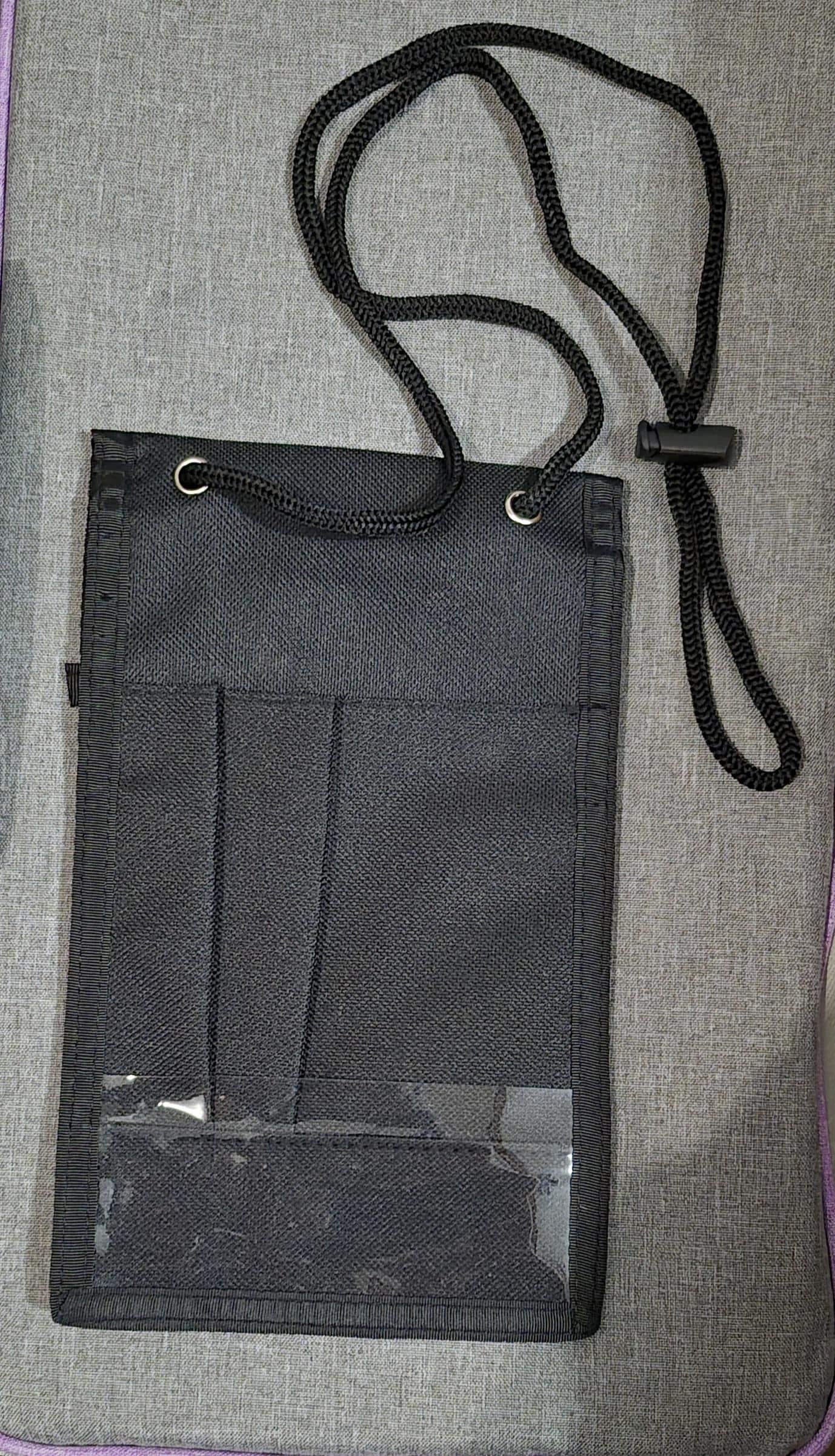 Custom Conference Badge Holder: Zippered Pocket, Pen & Card Slots