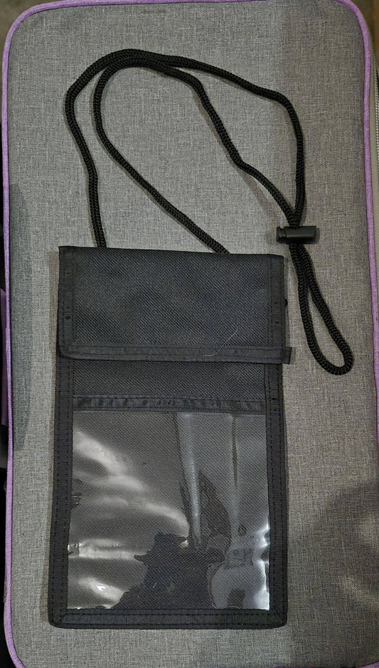 Custom Conference Badge Holder: Zippered Pocket, Pen & Card Slots