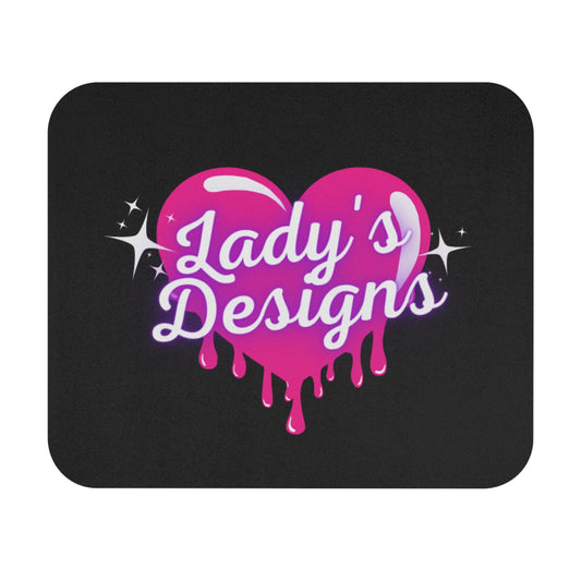 Heart Mouse Pad: Chic Pink Desk Accessory for Women